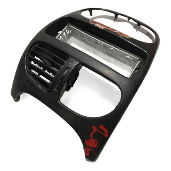 Moldura Central Difusor De Ar C/detalhes Peugeot 206 06/08