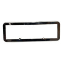 Moldura Suporte Placa Plástico Cromado Universal Origi Carro