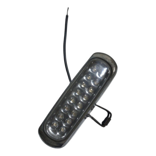 Farol Auxiliar Avulso Led Âmbar Autopoli Retangular 12/24
