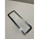 Moldura Suporte Placa Plástico Cromado Universal Origi Carro