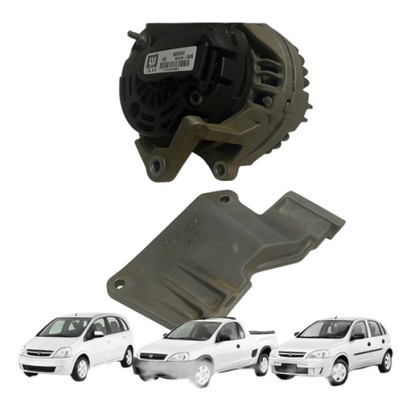 Alternador + Suporte Meriva Montana Prisma Doblo 93312974