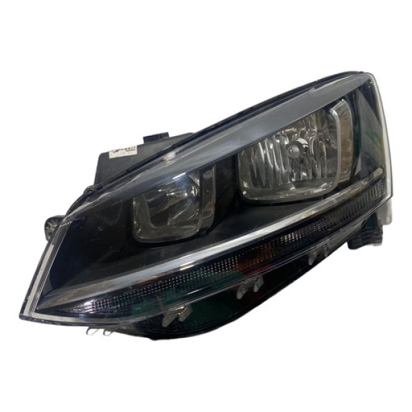 Farol Esquerdo Vw Fox G7 Máscara Negra 2017/2020 2120301