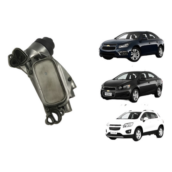 Suporte Filtro Óleo Resfriador Cruze Sonic Tracker 1.6 1.8